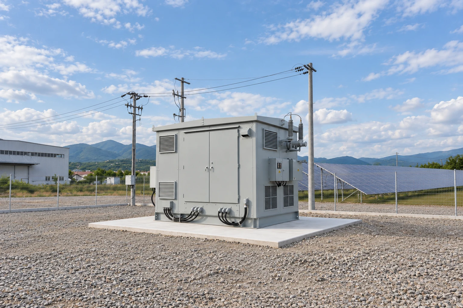 Prefabricated substation system for project applications
